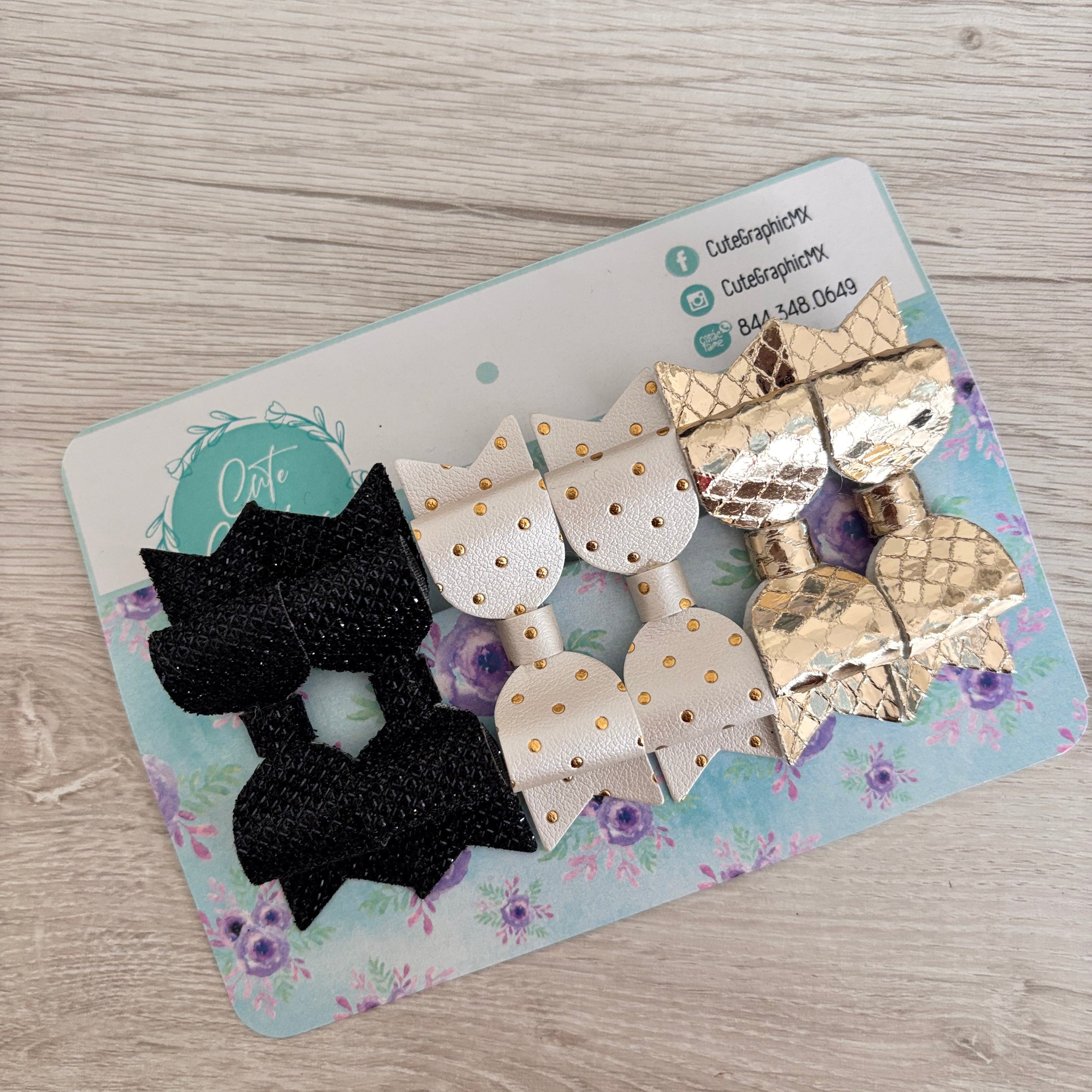 Moño Charlotte Mini de 6 piezas